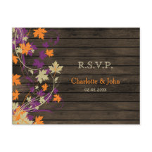 Barn (Rustic plum höst löv bröllop OSA)