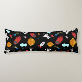 Barn Rymden och Astronaut Mönster Kroppskudde