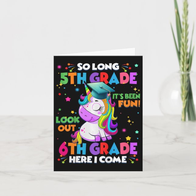 Barn så länge 5:e Klass Studenten här i Kom 6e Kort (Framsida)