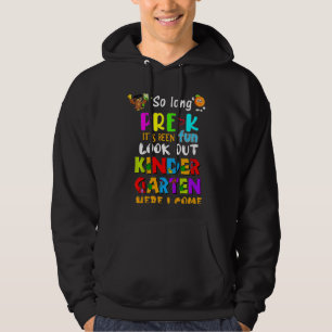 Barn så länge före K Kindergarten 2022 Här i Kom 1 Hoodie