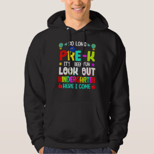 Barn så länge före K Kindergarten här i Kom Gradua Hoodie