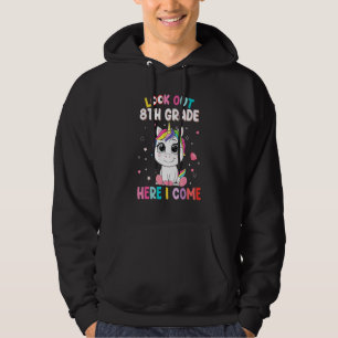 Barn se upp 8:e klass jag kommer Enhörning Bak T Hoodie