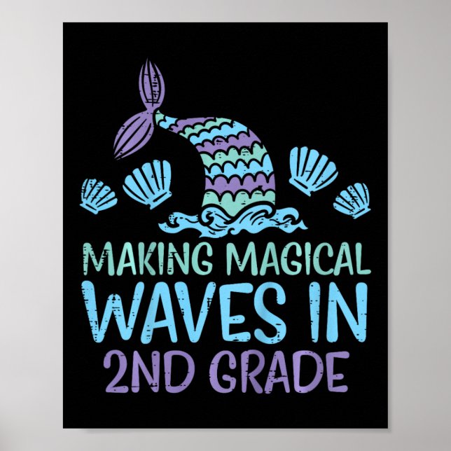 Barn Sjöjungfru Magic Vinkara Klass andra första Poster (Framsidan)