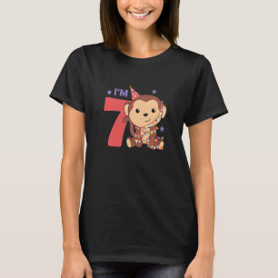Barn Sjunde födelsedag Apor För barn A Birthday M T Shirt