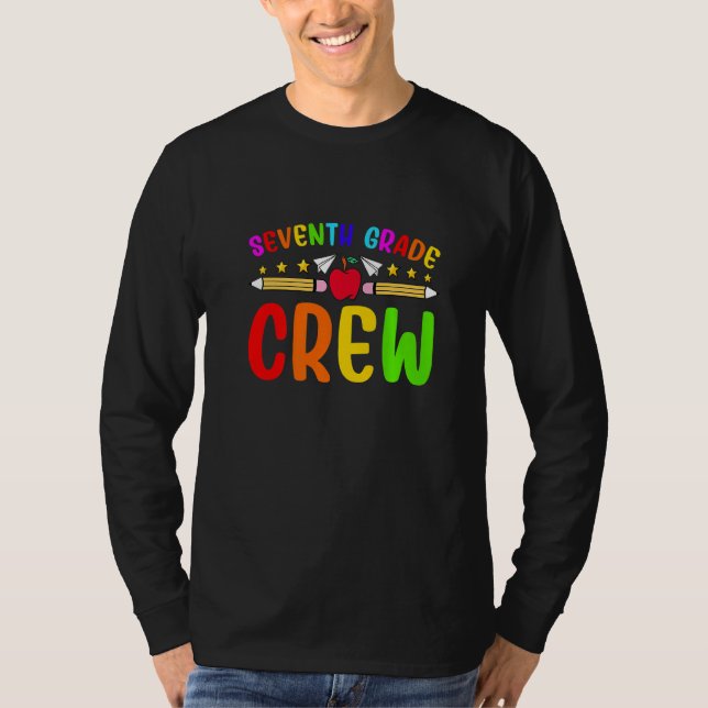Barn Sjunde Klass Crew Första Dag Söt Tillbaka Til T Shirt (Framsida)