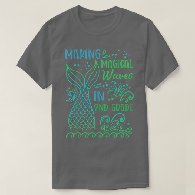 Barn Skapar magiskt Vinkart i andra Klassen primär T Shirt (Design framsida)
