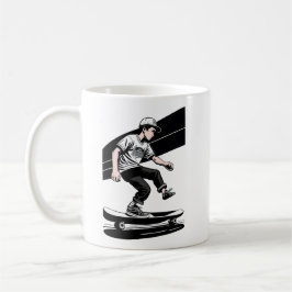 Barn Skateboarder Mugg