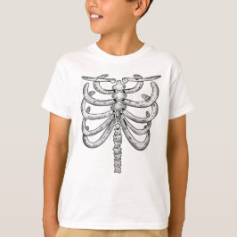 Barn Skelett Halloween (Framsida) T-Shirt