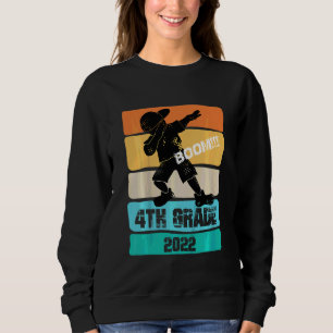 Barn Skola Kid Första Skoldagen 4th Retro Dabb T Shirt