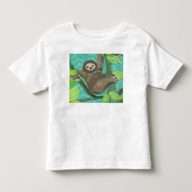 Barn Sloth Tee Shirt (Framsida)