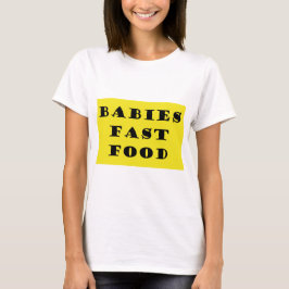 Barn snabbmat t shirt