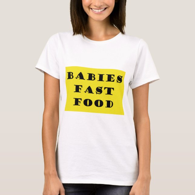 Barn snabbmat t shirt (Framsida)