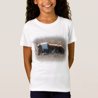 Barn som är bästa med den gulliga ponnybilden t-shirt
