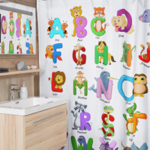 Barn som är färgstarka, små, Alphabet White