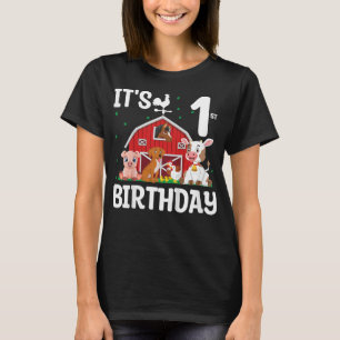 Barn som är mitt första födelsemeddelande lantbruk t shirt