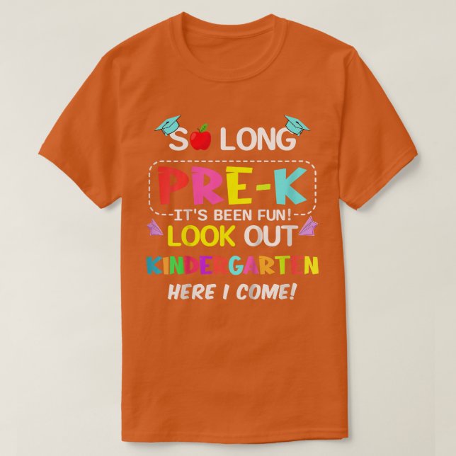 Barn som är så långt före K Kindergarten här Kom f T Shirt (Design framsida)