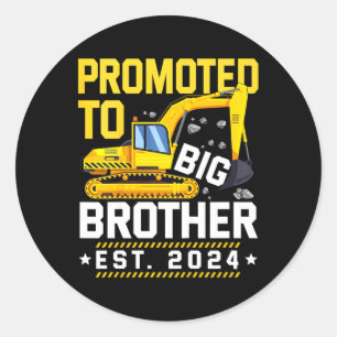 Barn som befordrades till Big Bro 2024, upp till B Runt Klistermärke
