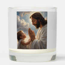 Barn som böjer med Jesus