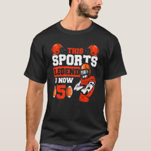 Barn som det här sportlegendet är nu 5, Rugby Foot T Shirt