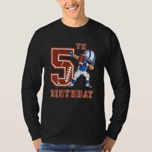 Barn som döper till fotbollspojke 5:e födelsedagen t shirt