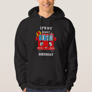 Barn som eldar Lastbil 3 år gammal brandman för 3: Hoodie