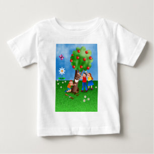 Barn som firar Tu B'Shevat som planterar träd T Shirt