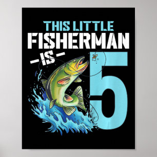 Barn som fiskar efter dagskorgen 5 år gammal pojke poster