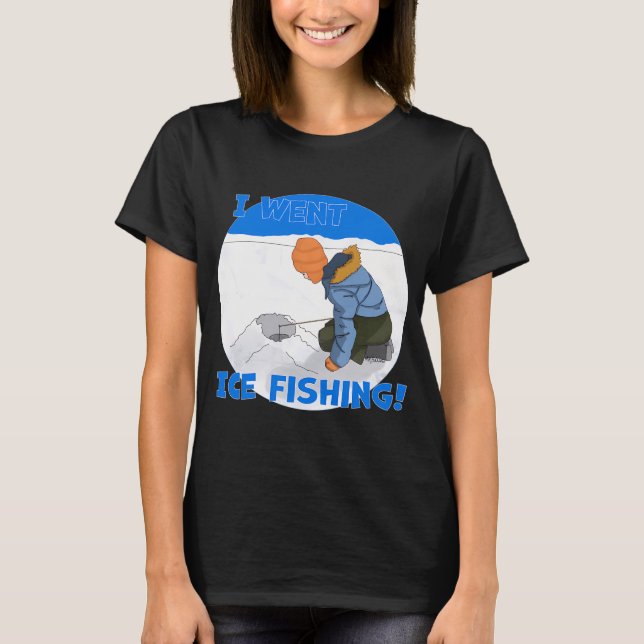 barn som fiskar vid loch ness t shirt (Framsida)