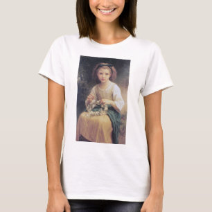 Barn som flätar en krona, Bouguereau T Shirt