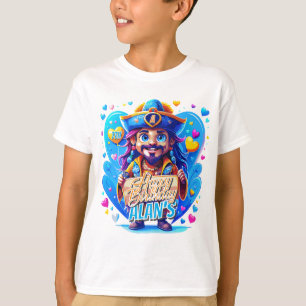 Barn som föder kung i Pirat ger illustration T Shirt