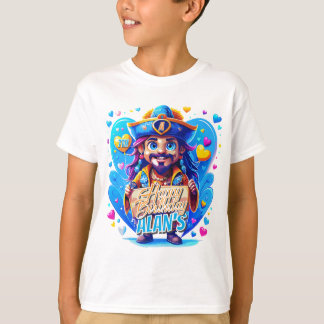 Barn som föder kung i Pirat ger illustration T Shirt