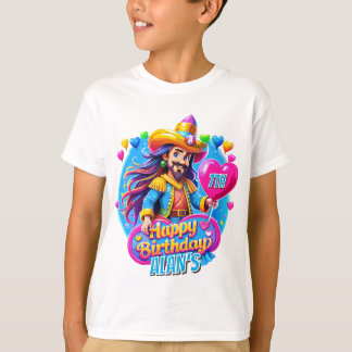 Barn som föder kung i Pirat ger illustration T Shirt