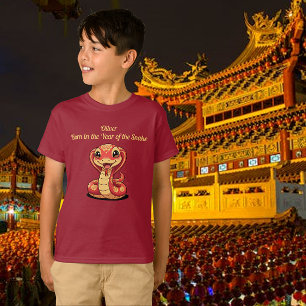 Barn som fötts under året för orm t shirt