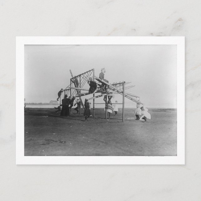 Barn som gillar uppspelning vykort (Framsida)