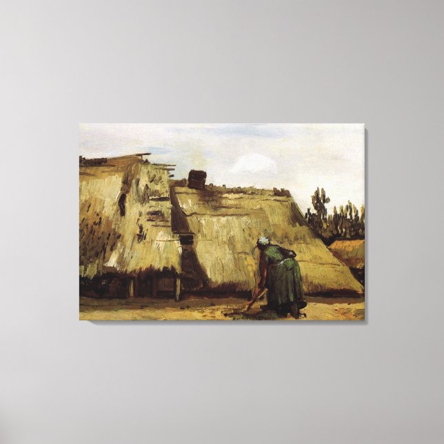 Barn som Gräver i hennes kläder Canvastryck (Framsida)