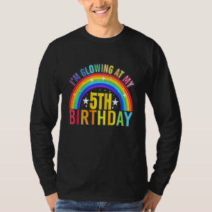 Barn som jag åker på min femte Födelsedagsfest fem T Shirt