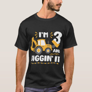 Barn som jag är 3 och Gräver det Shirt Boys 3:e fö T