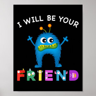 Barn som jag kommer att bli din väninna Shirt - Ba Poster