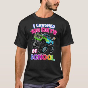 Barn som jag krossade 100 dagar av skolbojor Monst T Shirt