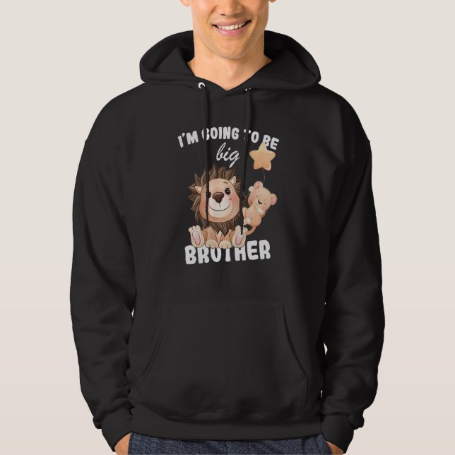 Barn som jag ska bli en storebror 2023. hoodie (Framsida)