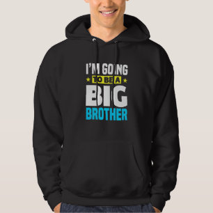 Barn som jag ska bli en storebror hoodie