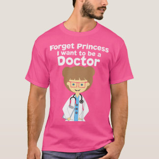 Barn som jag vill vara i Doktor. Little Girl T Shirt