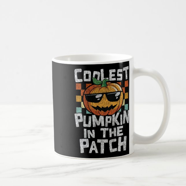 Barn som kolast i Pumpkin i Patch Småbarn Boys Hal Kaffemugg (Höger)