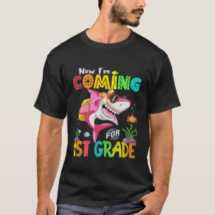 Barn som kommer för första Klass-ryggsäck tillbaka T Shirt