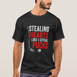 Barn som kör hjärtat som jag stoppar Valentineser T Shirt