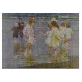 Barn som kör på stranden (av E.H. Potthast)