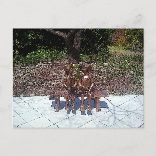 Barn som läser vackert vykort (Framsida)