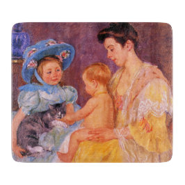 Barn som leker med en katt (av Mary Cassatt)