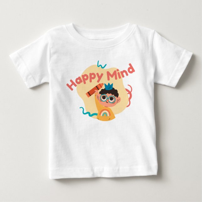 Barn som leker med kritor t shirt (Framsida)