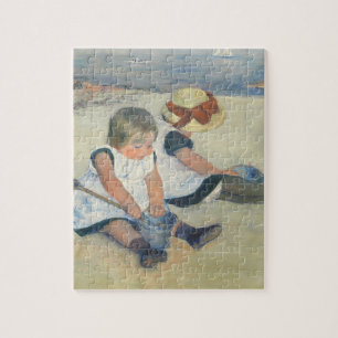 Barn som leker på stranden, 1884 pussel